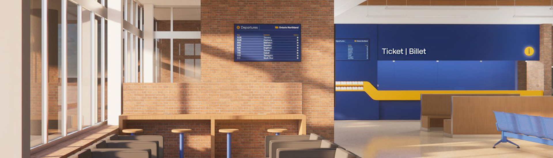 North Bay Station 3D Render